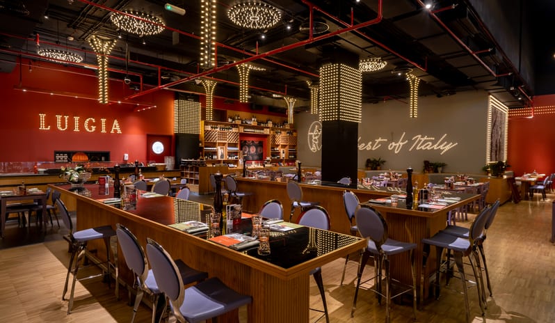 Luigia Ristorante, Interior